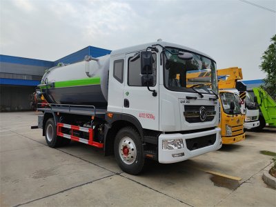 抽吸運(yùn)輸污水淤泥、糞便、沼液罐式車(chē)，國(guó)六排放吸污車(chē)抽吸快、適用面廣